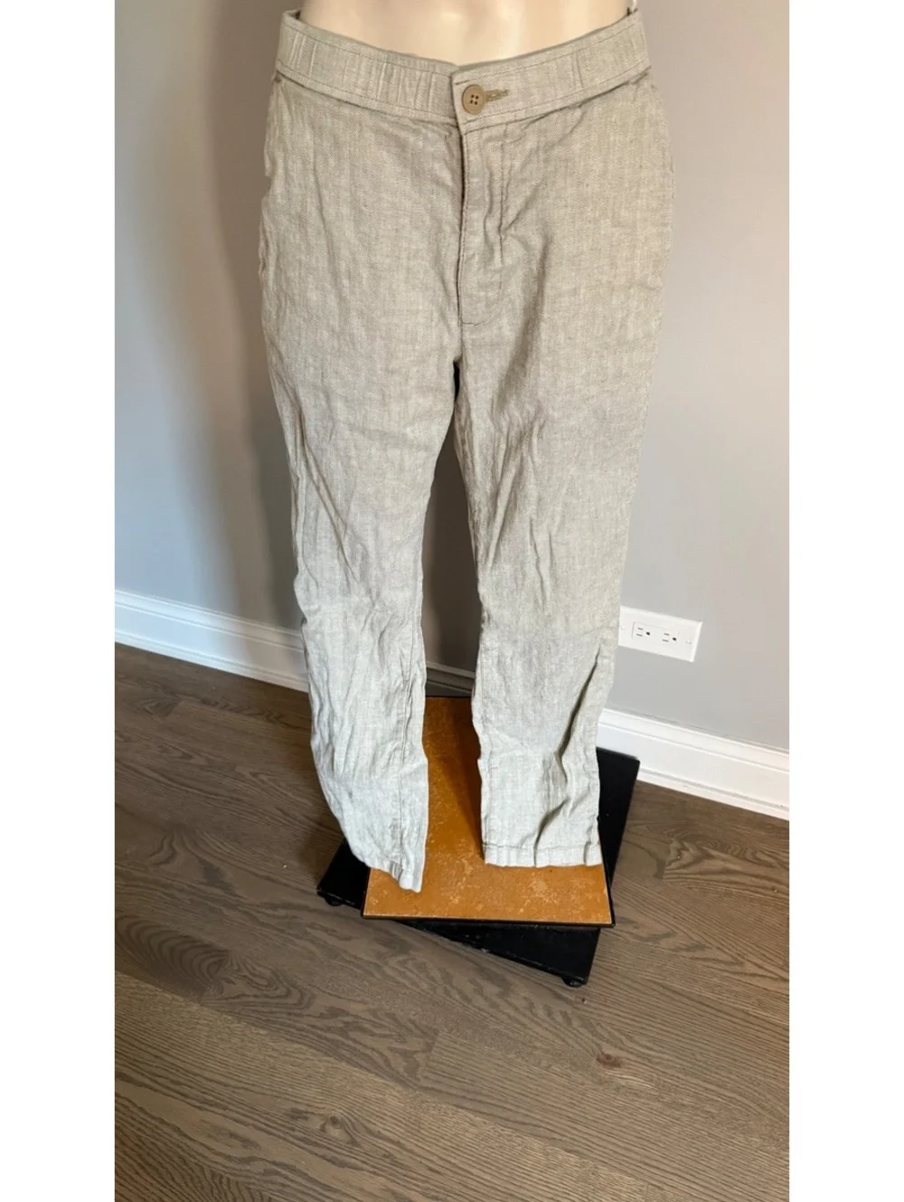 Tommy Bahama Men's Casual Linen Pants Beige Size Medium